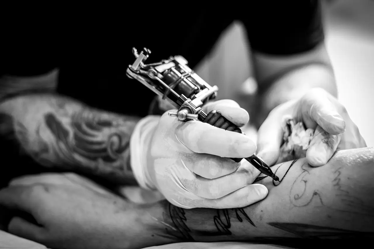 people, adult, one, woman, male, hand, tattoo, portrait, painting, style, black and white, tattoo, tattoo, tattoo, tattoo, tattoo